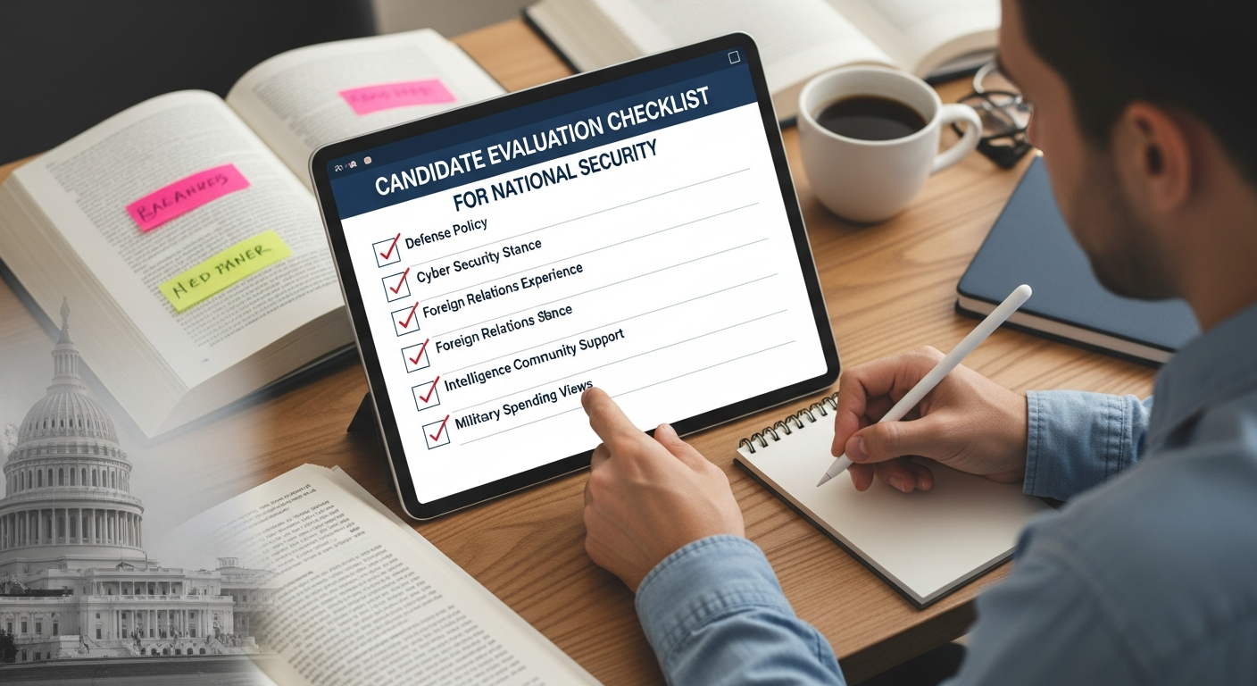 Evaluating candidates on national security