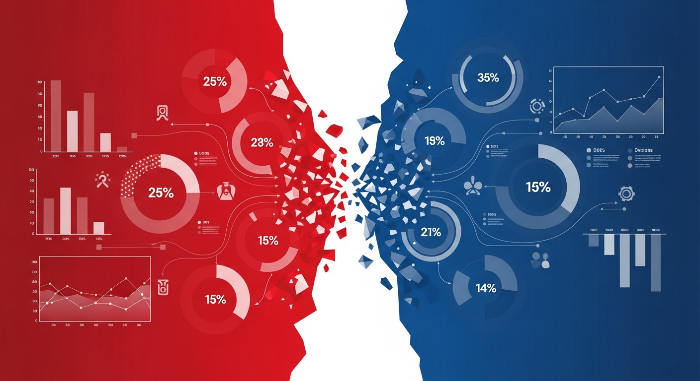 Political polarization statistics in America 2025