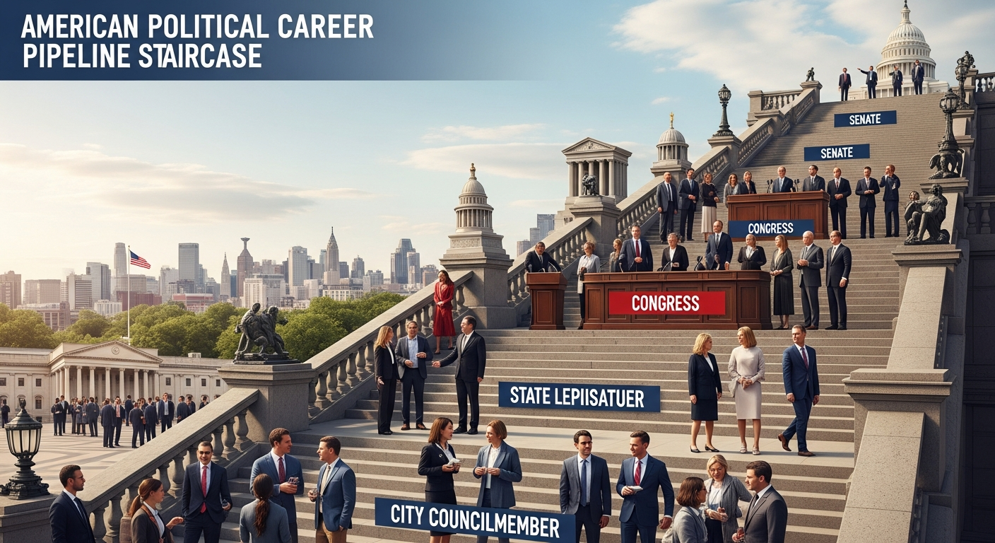 Local to federal political pipeline