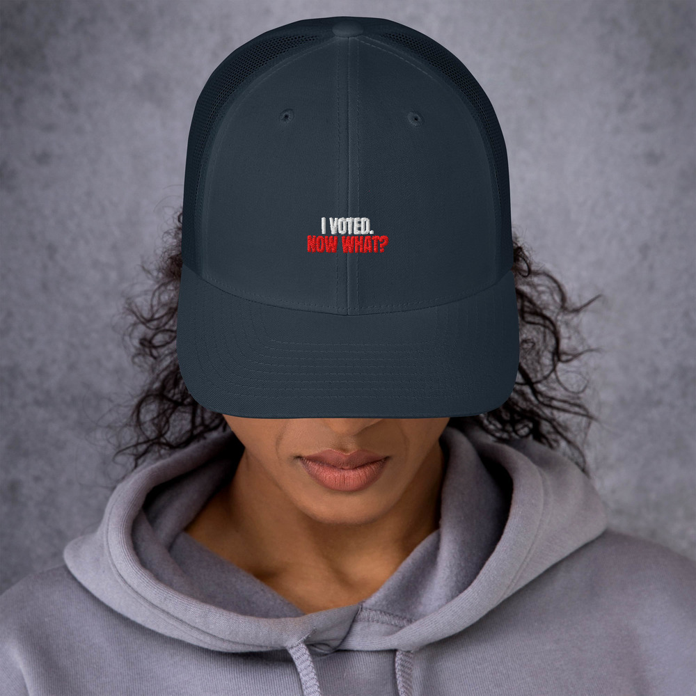 I Voted. Now What? Hat (Navy)
