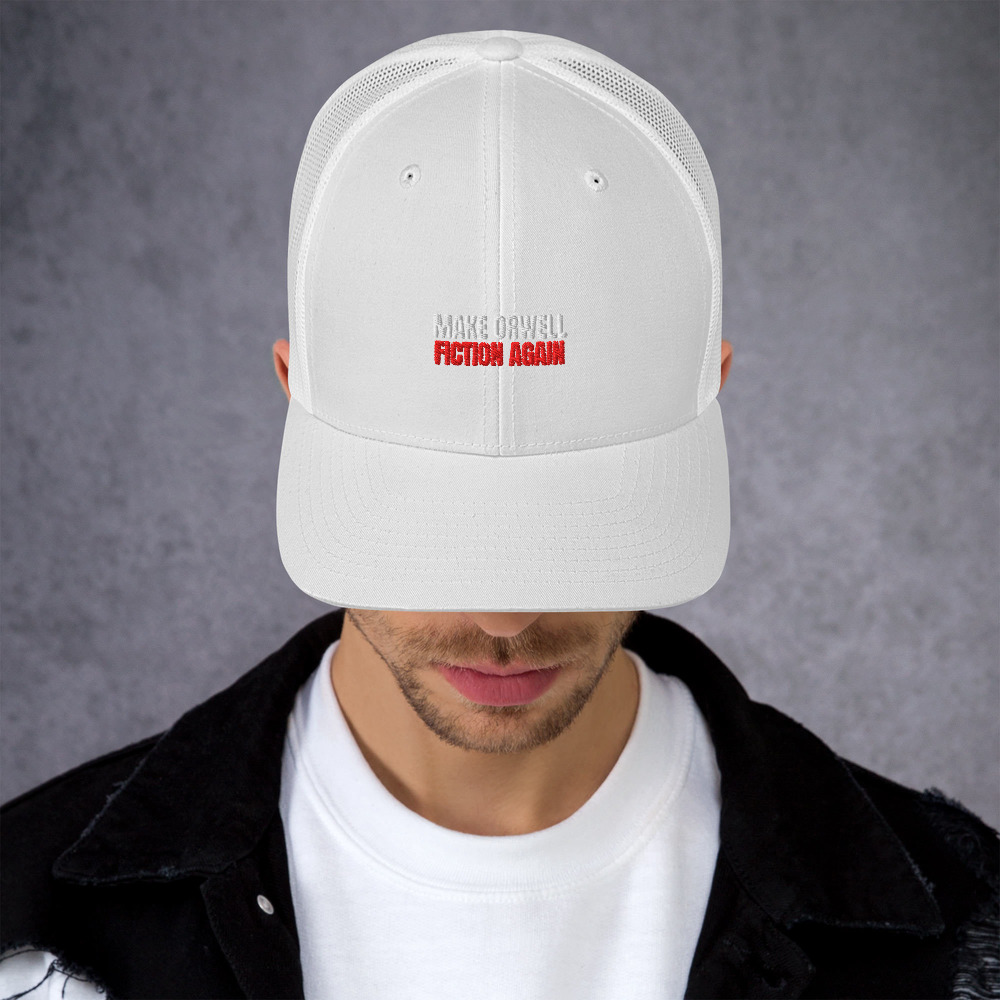 Make Orwell Fiction Again Hat (White)
